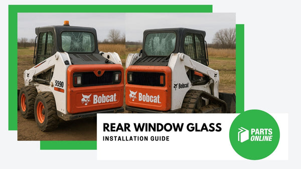How To Install Rear Window Glass On Your Bobcat Skid Steer or Track Loader - PartsOnline
